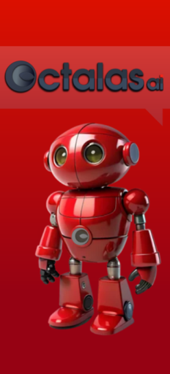 Red Octalas ai Robot